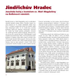 Ukázka z publikace Jihočeské kláštery a klášterní stavby - Jindřichův Hradec.