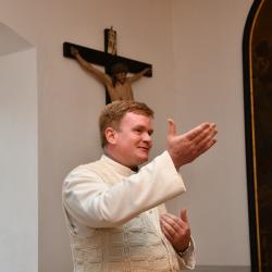Představeny milevského kláštera Mgr. Mikuláš Selvek Opraem.