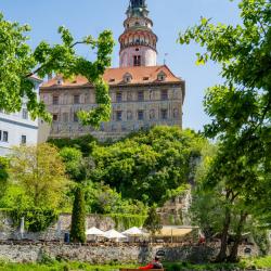  Český Krumlov - hrad a zámek.