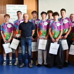 Jihočeský kraj poděkoval mladým olympionikům za skvělou reprezentaci. Z Prahy přivezli 31 medailí.