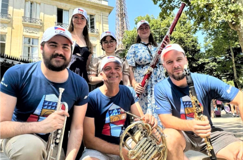 Jihočeská filharmonie oslnila na olympiádě v Paříži.