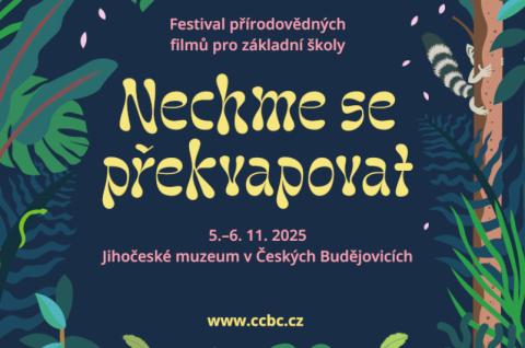 Vzdělávací festival přírodovědných filmů v Jihočeském muzeu v Českých Budějovicích pro školy zdarma.
