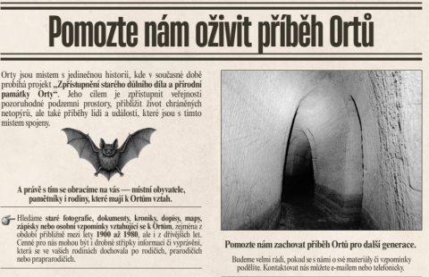 Pomozte nám oživit příběh Ortů.