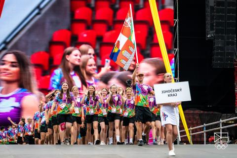Vlajkonoš Jakub Krejčí: ODM má atmosféru velké olympiády.