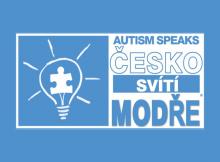 Česko svítí modře - logo