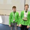 Na kraji to cinkalo medailemi. Hejtmanka Stráská a náměstek Hroch gratulovali mladým olympionikům.
