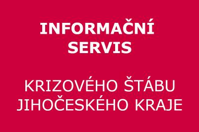 Informační servis Krizového štábu Jihočeského kraje